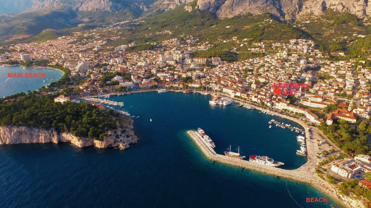 Mike Lägenhet Makarska Exteriör bild